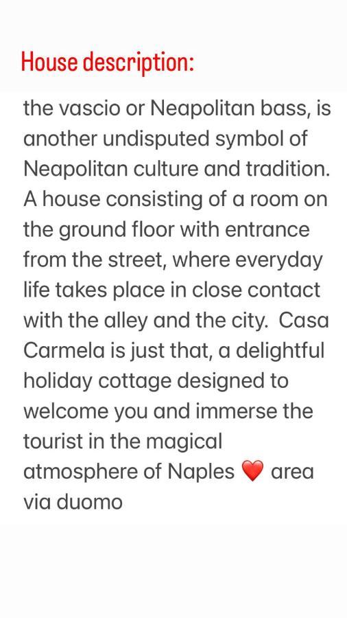 Casa Carmela Villa Napoli Bagian luar foto